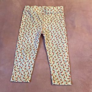 Baby Gap flower print leggings